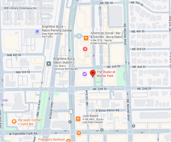 Map of Mizner Park Area